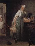 Jean Baptiste Simeon Chardin Market Return Spain oil painting artist